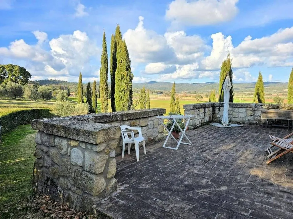 Terrasse - Rustic Tuscan Farmhouse with Pool in Roccastrada