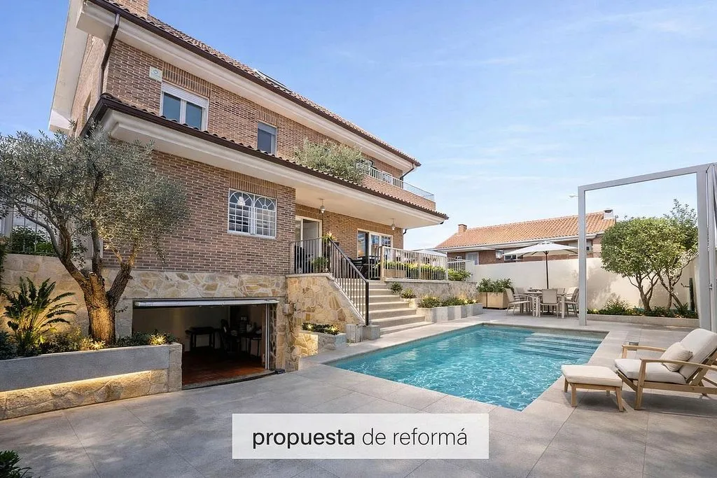 Piscina - Detached Chalet with Garden in Valdebebas