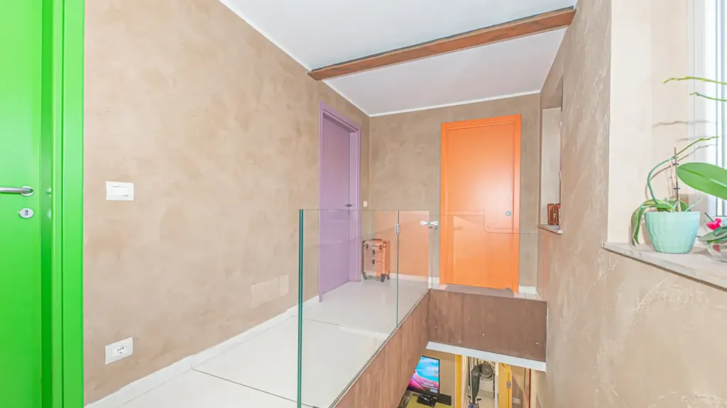 Entrée - Renovated House with Courtyard in Pianezza Centre