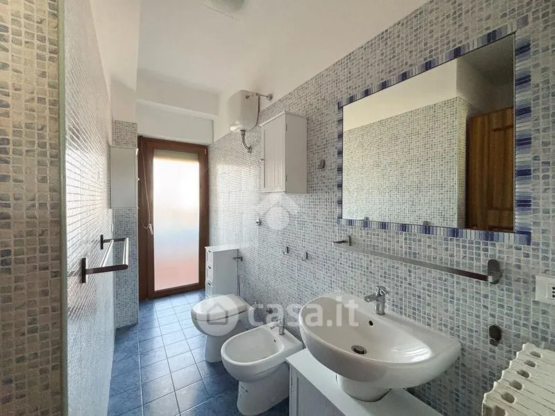 Bathrooms - Apartment with Balcony in Strinella Alta, L'Aquila