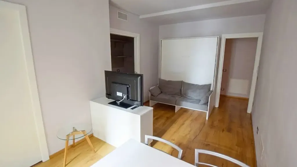 Living Room - Studio Apartment with Balcony in Mondovì