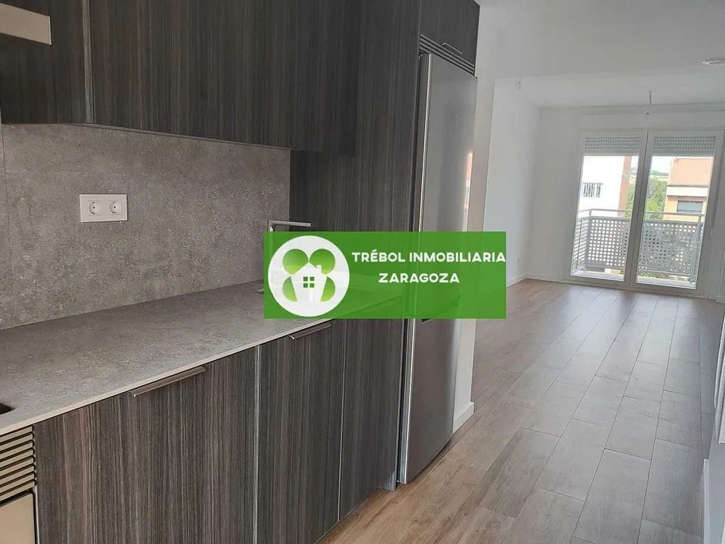 Köök - New-Build Apartment with Large Terrace in Cadrete