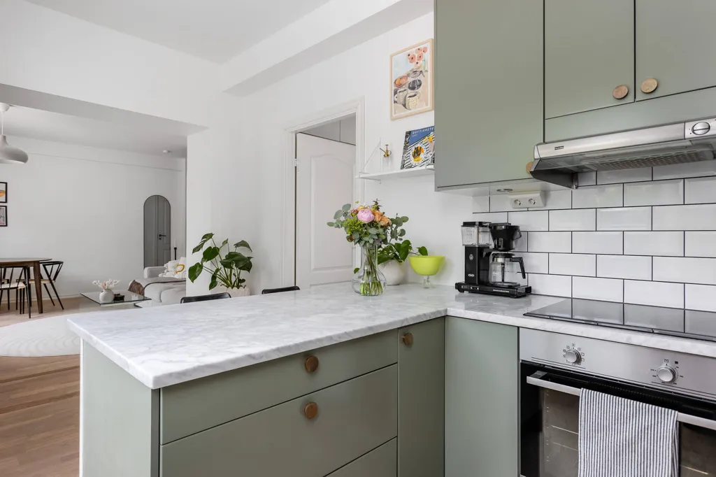 Cucina - Apartment with High Ceilings in Linköping