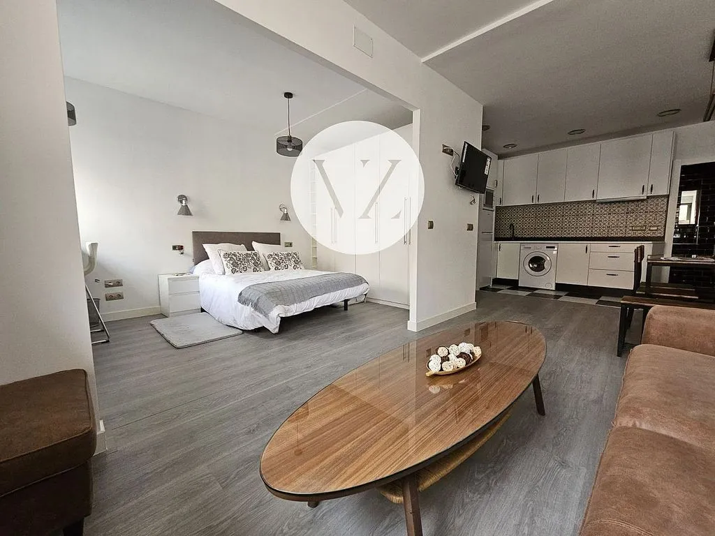 Séjour - Amueblado Studio with Air Conditioning in Vidal