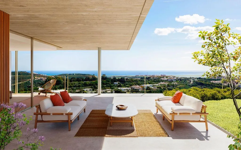 Terrasse - Luxury Apartment with Sea View in Casares