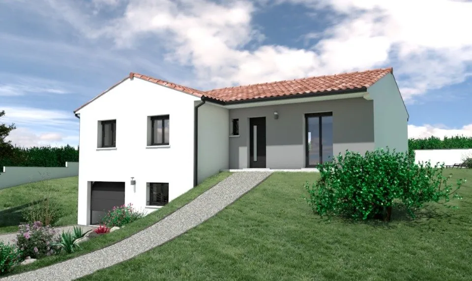 Contemporary House with Garden in Lempaut