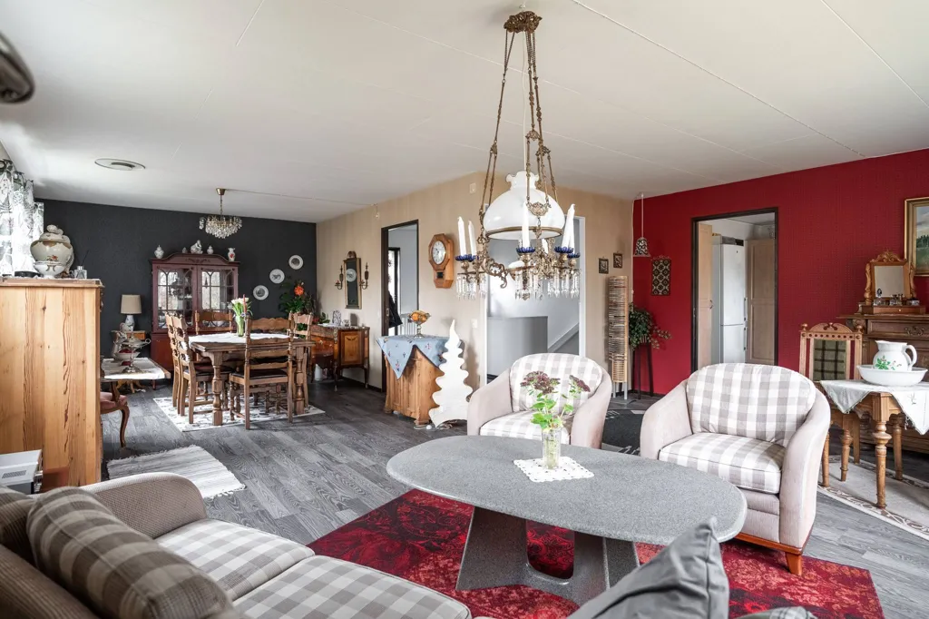Séjour - 1-Storey Villa with Garden in Mullsjö