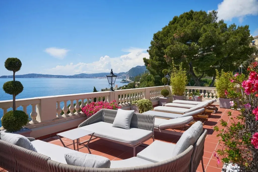 Terrasse - Villa Belle Époque Vue Mer à Cap-d'Ail