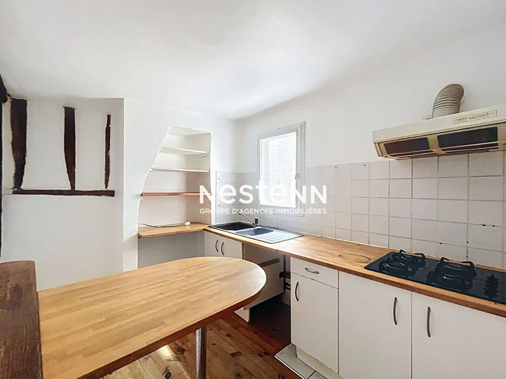 Köök - Characterful Flat with Balcony in Auch