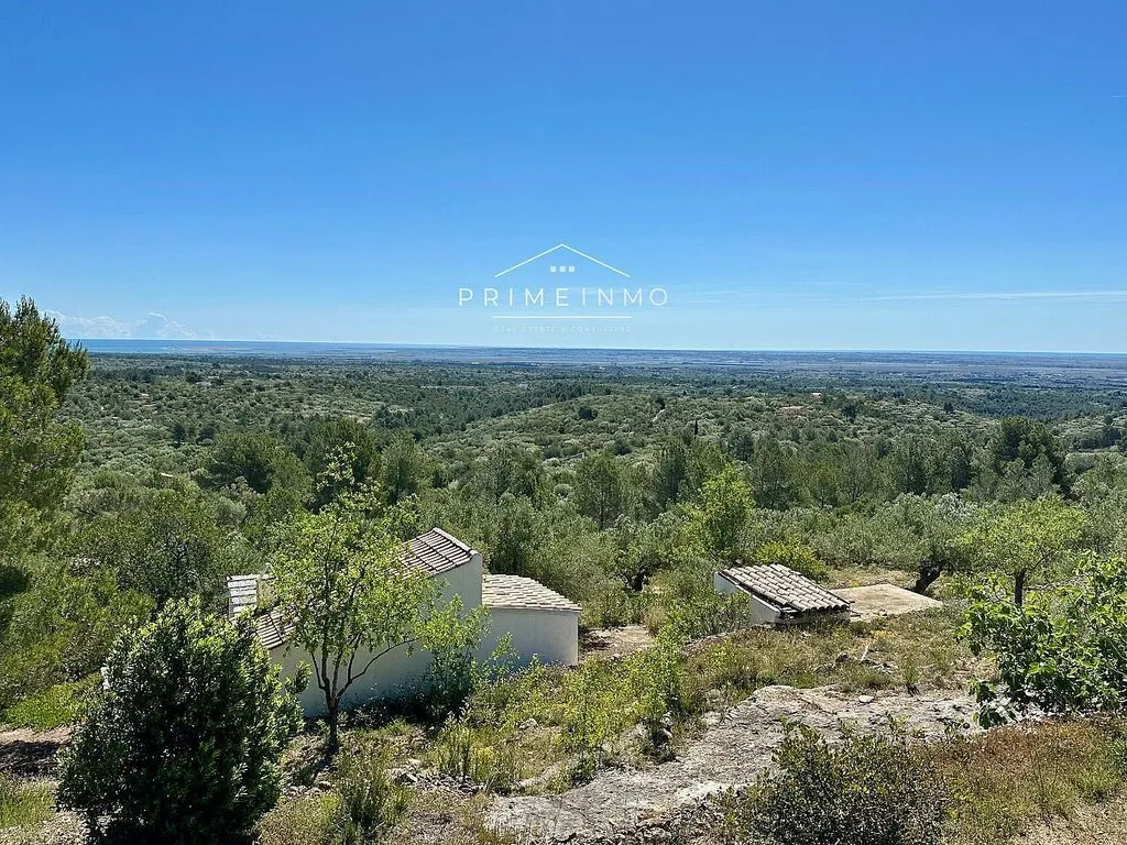 Jardin - Rustic Estate with Pool and Sea Views near l'Ampolla