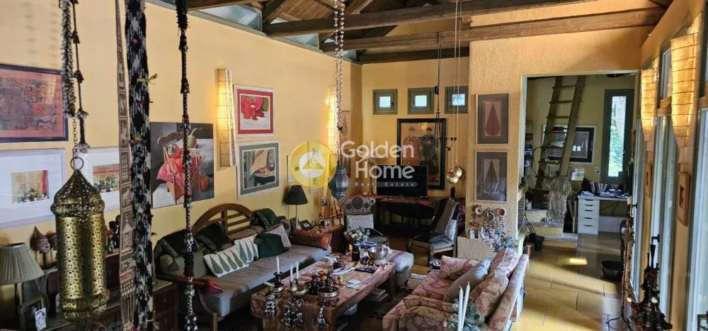 Soggiorno - Charming Villa with Garden in Várkiza