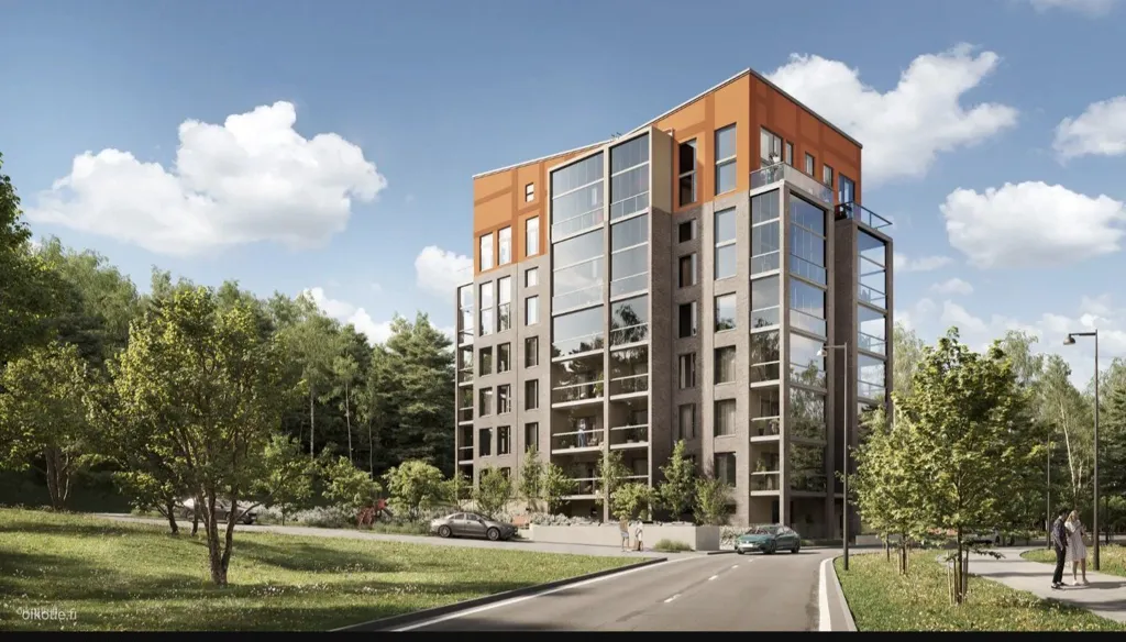 Modern Flat with Balcony in Kirkkonummi