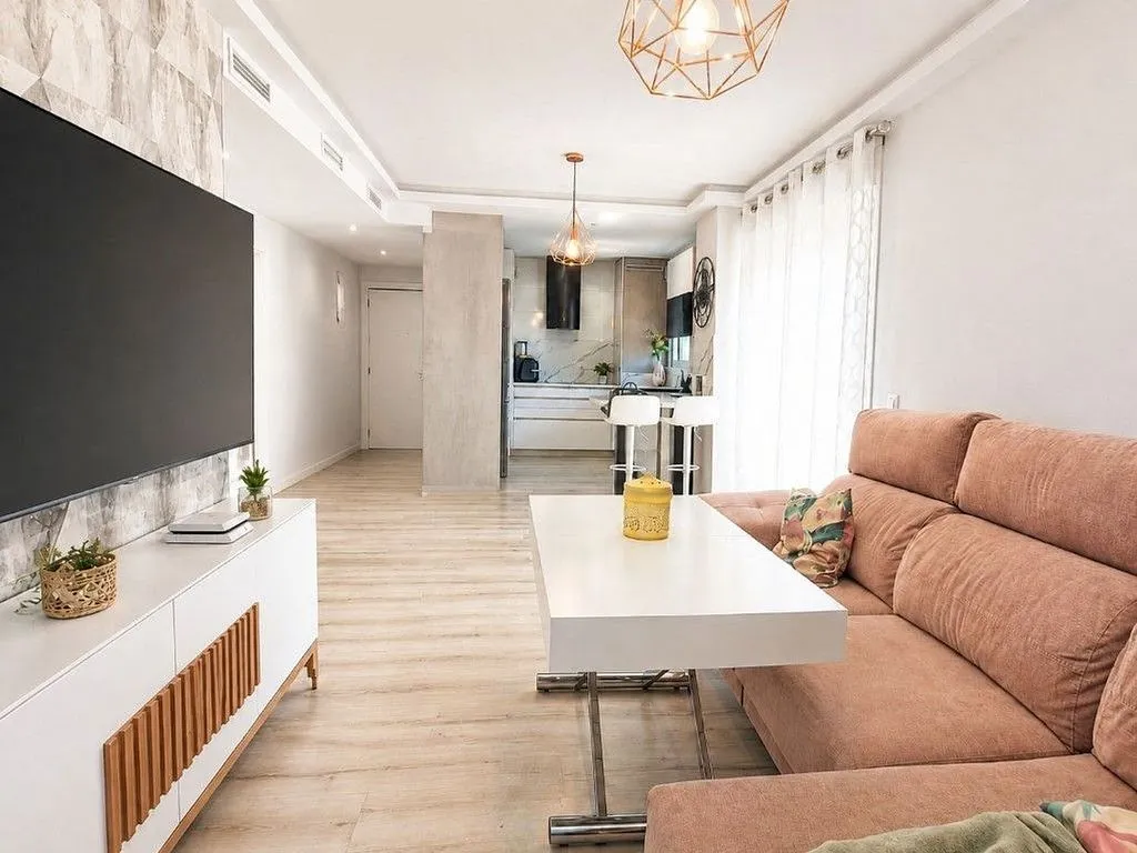 Séjour - Semi-New Apartment with Pool in Poniente-Norte