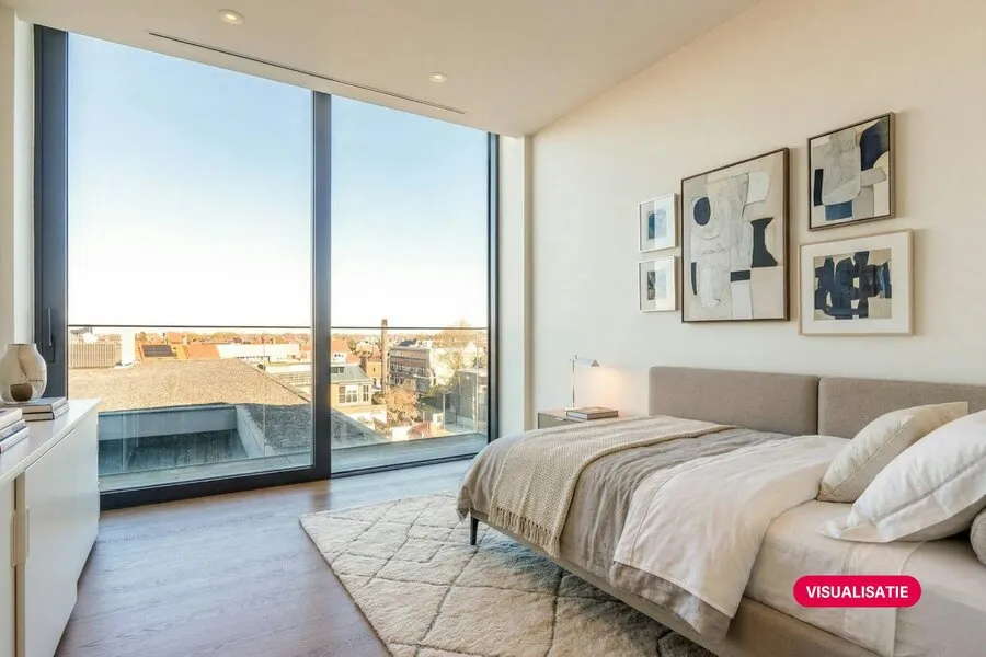Chambres - Penthouse avec Vue sur la Leie à Kortrijk
