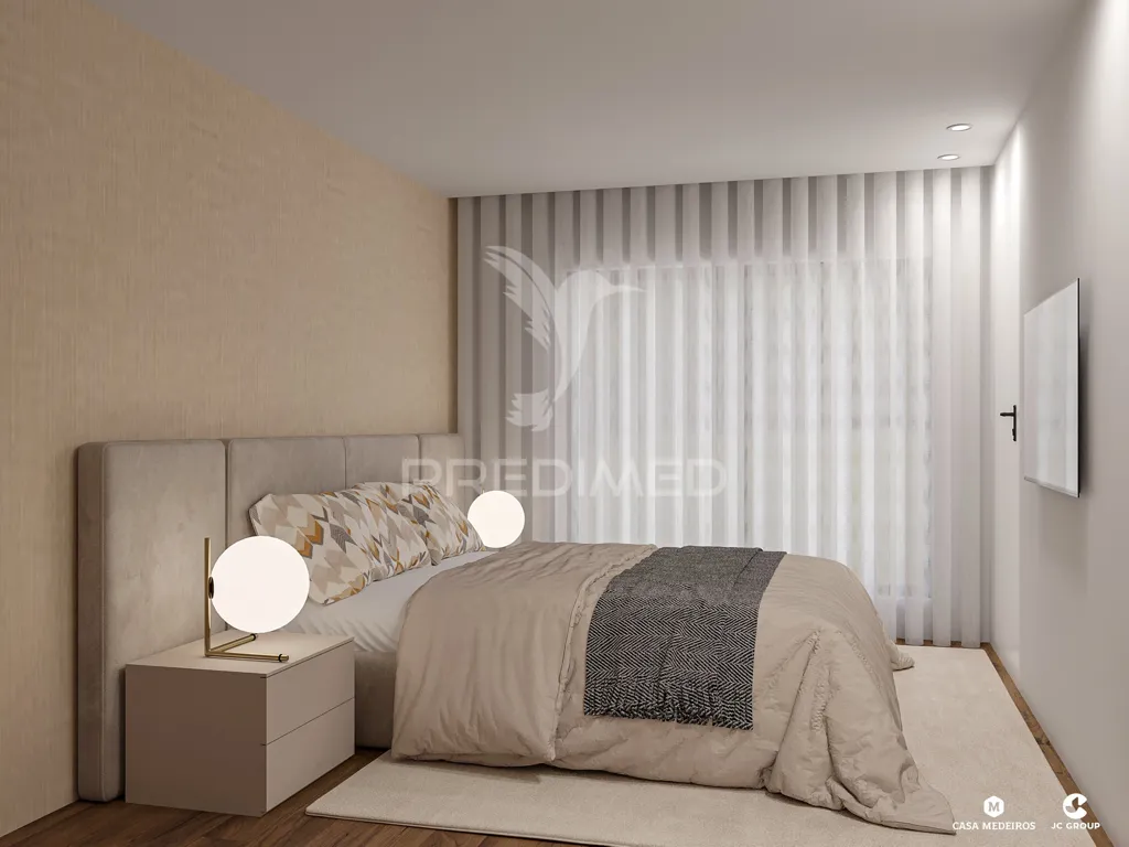 Bedrooms - T0+1 Apartment with Sea View in Construction
