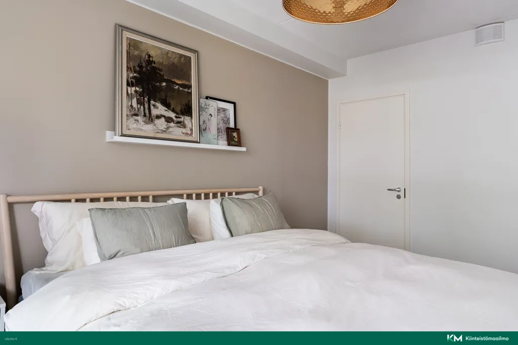 Bedrooms - First Floor Apartment with Sauna in Vantaa