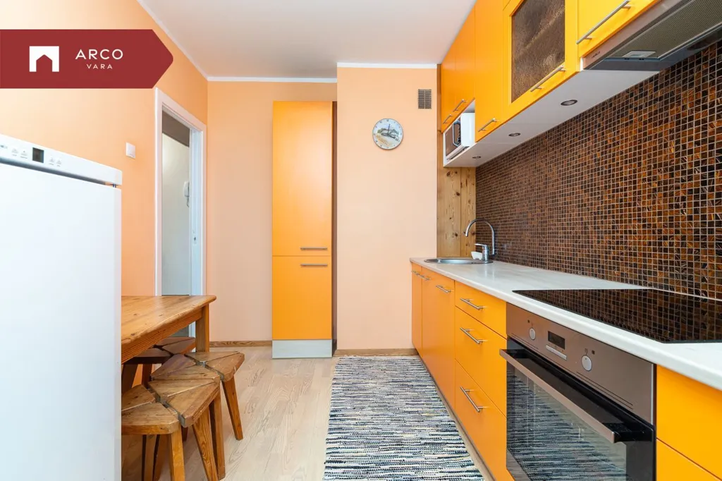 Cuisine - Panel Building Flat with Balcony in Seli
