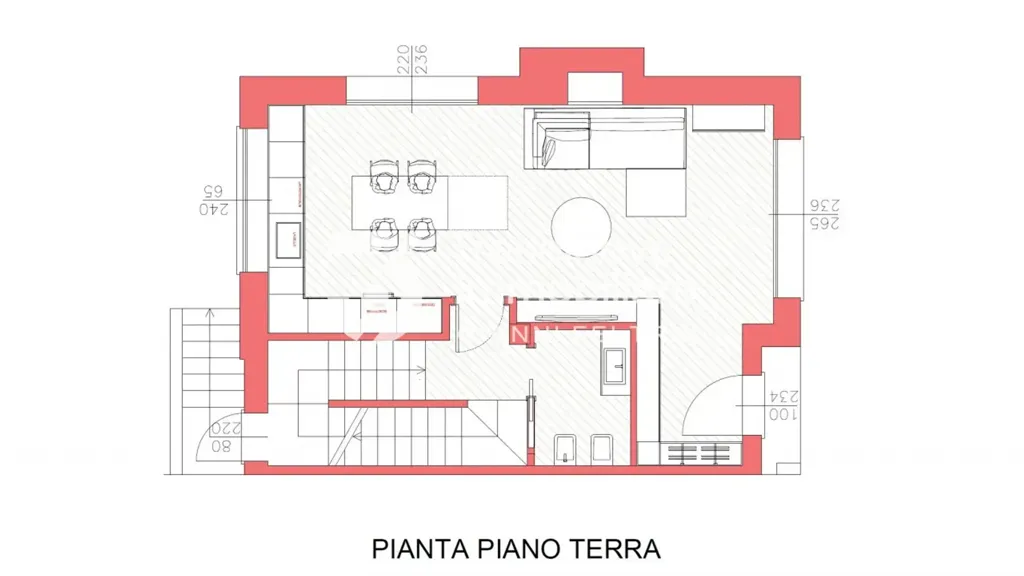 Plan - Bifamiliar Villa with Garden in Paese