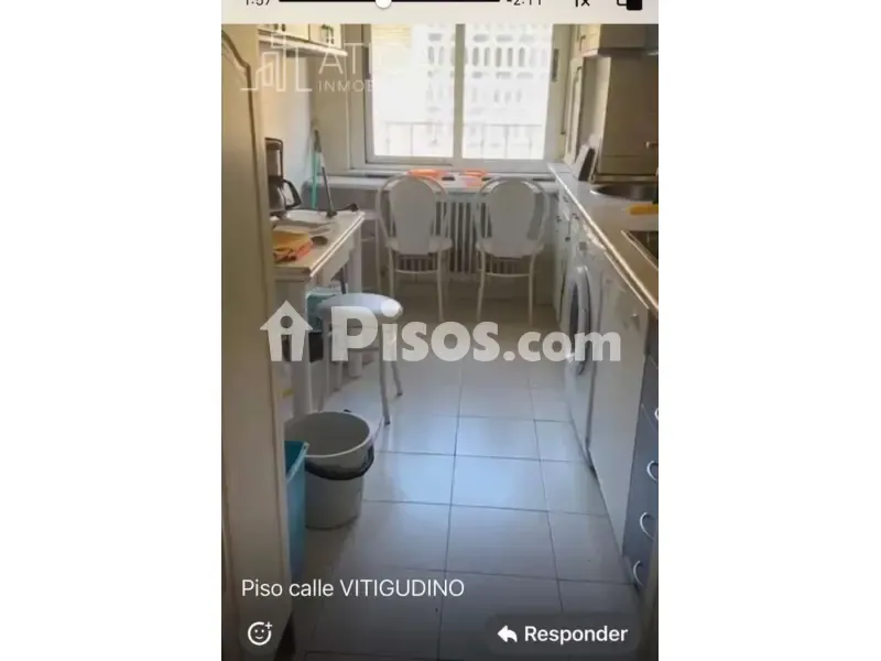 Köök - Furnished Flat with Terrace in Barrio Blanco