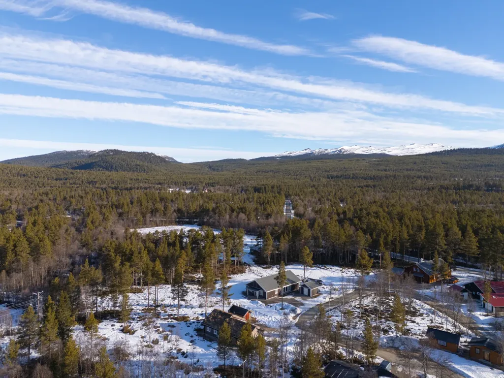 Õhuvaade - Corner Plot with Ski Access in Ljusnedal