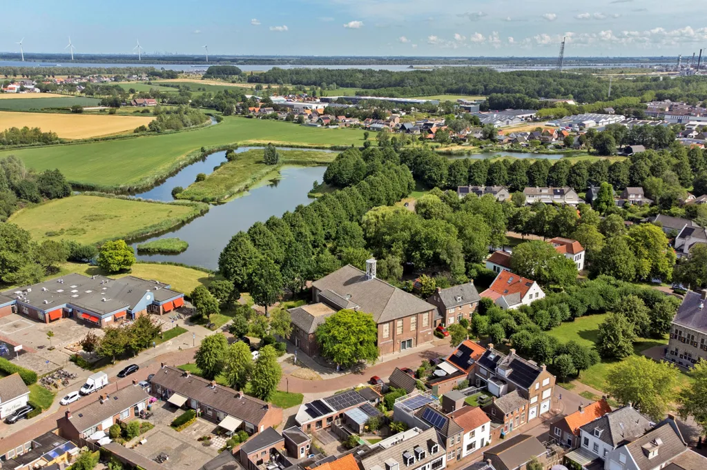 Vue aérienne - Character House with High Finish in Klundert