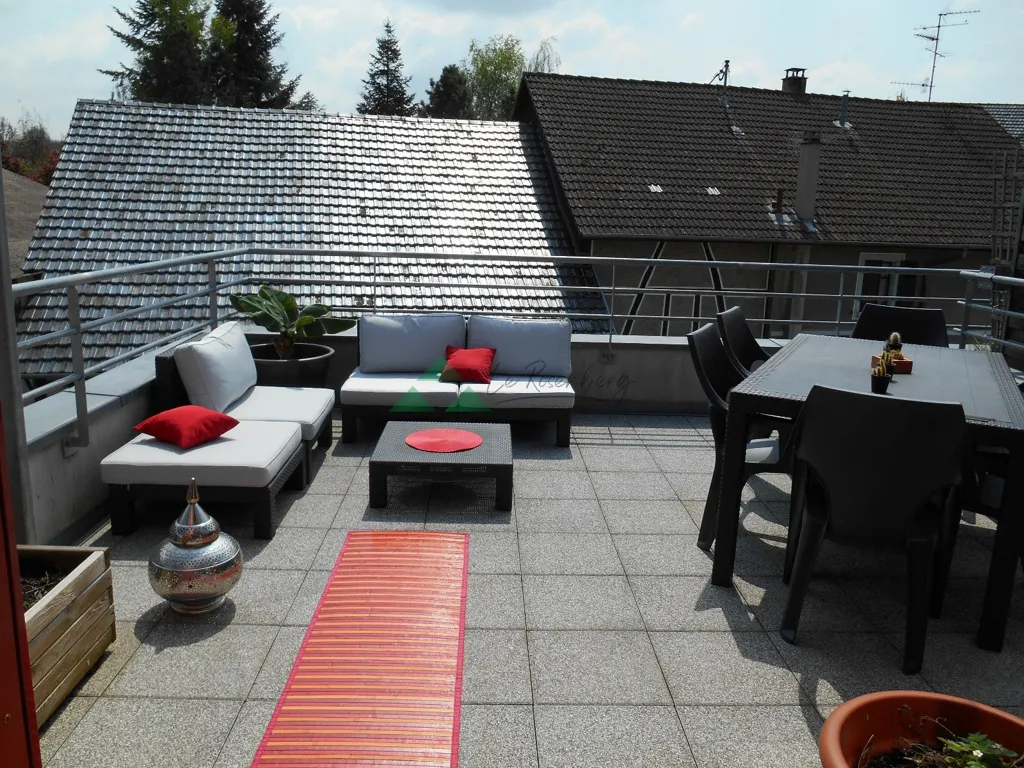 Terrasse - Appartement F4 avec Terrasse à Jettingen