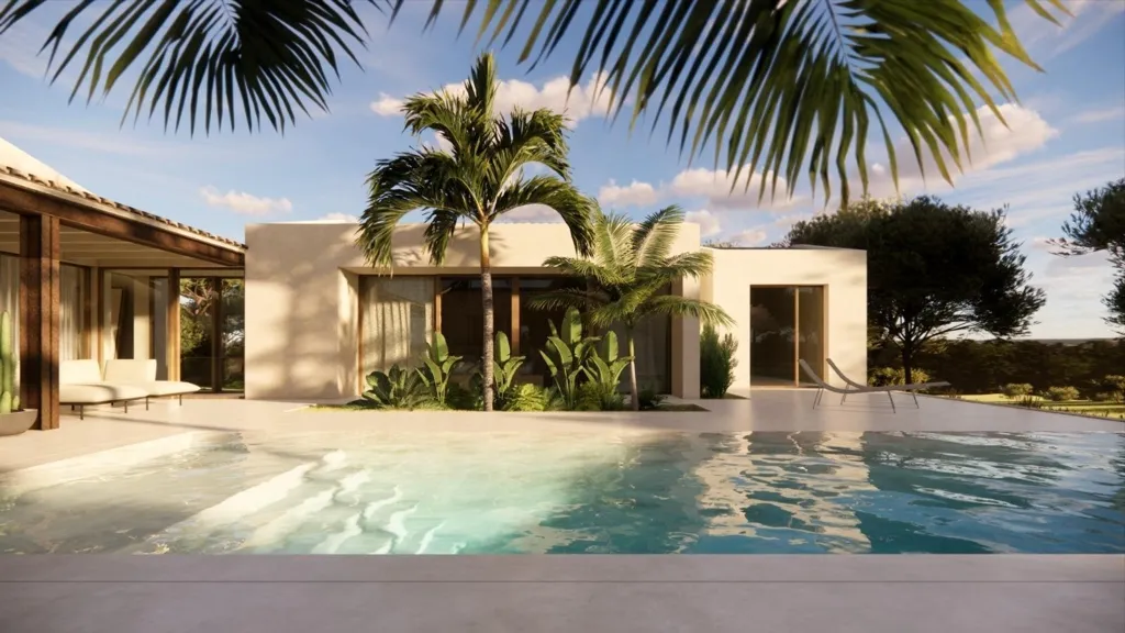 Piscina - Land Plot with Construction Project in Sa Cabaneta