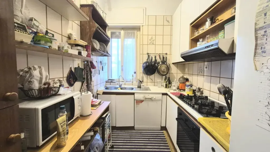 Köök - Classical Apartment with Balcony in Florence