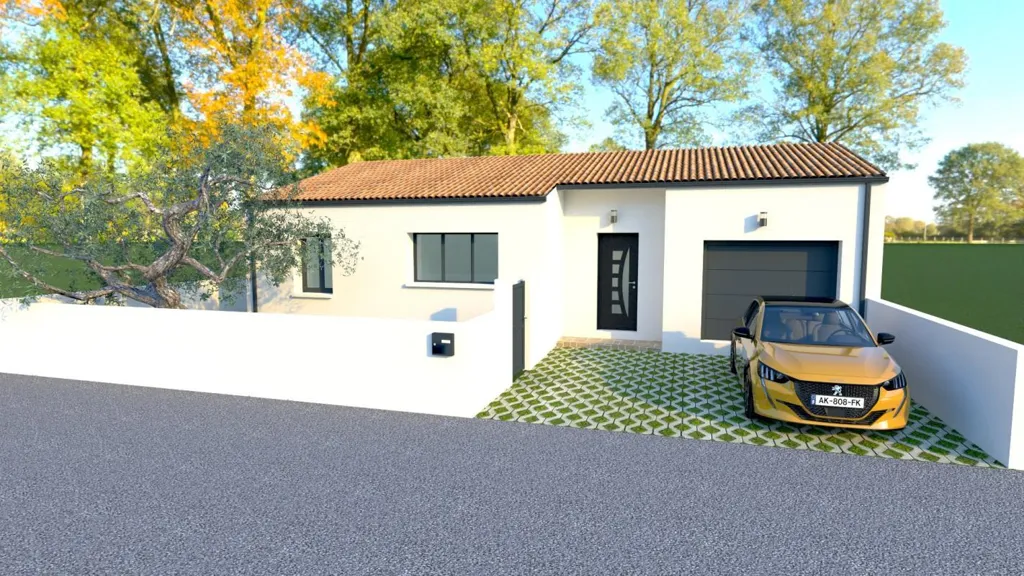 Contemporary House with Private Garden in La Jarrie
