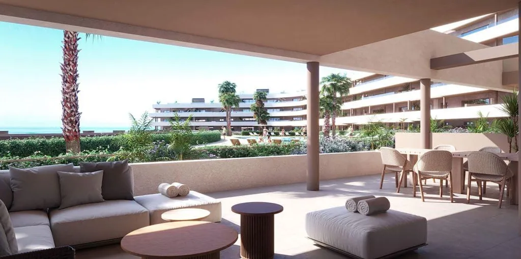 Terrasse - Apartment with Sea View in Manilva