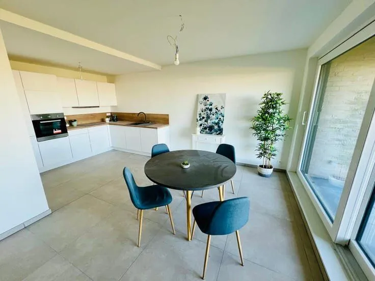 Salle à manger - Appartement Neuf en RDC avec Terrasse à Bastogne