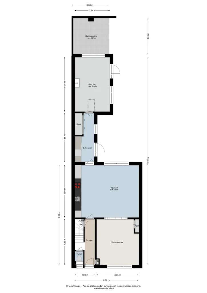 Plan - Modernised Semi-detached House in Lutten