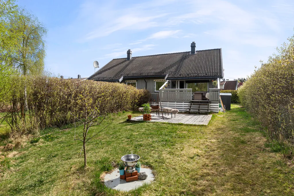 Giardino - Casa di 3 locali a Nannestad