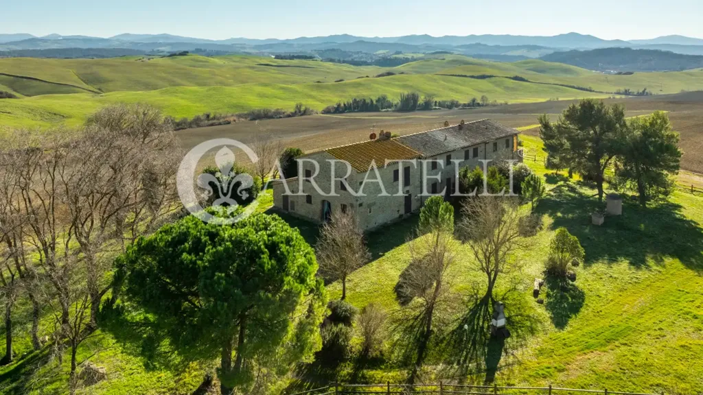 Õhuvaade - Rustic Farmhouse with Pool near Volterra