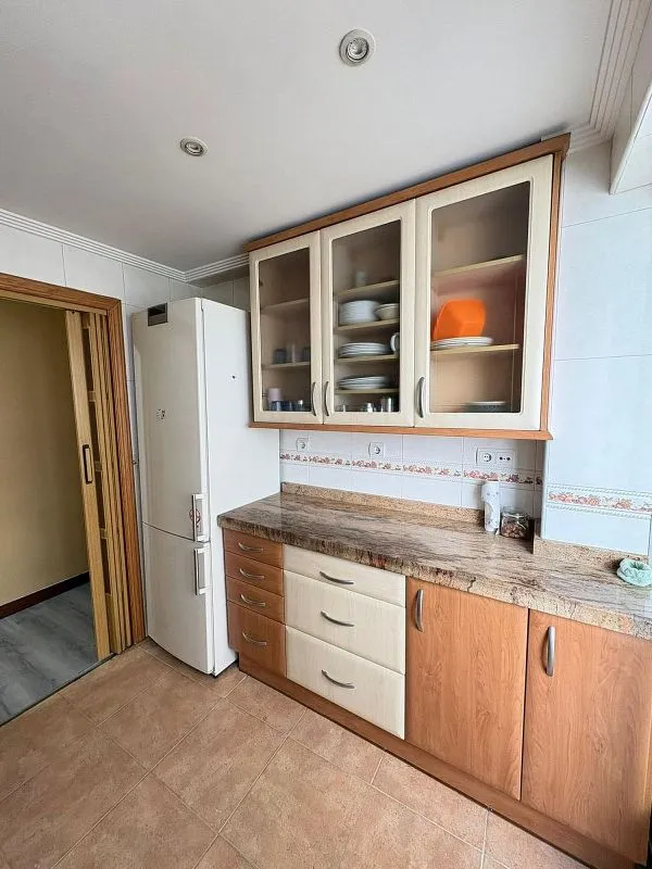 Kitchen - Furnished Flat with Ascensor in Madrid