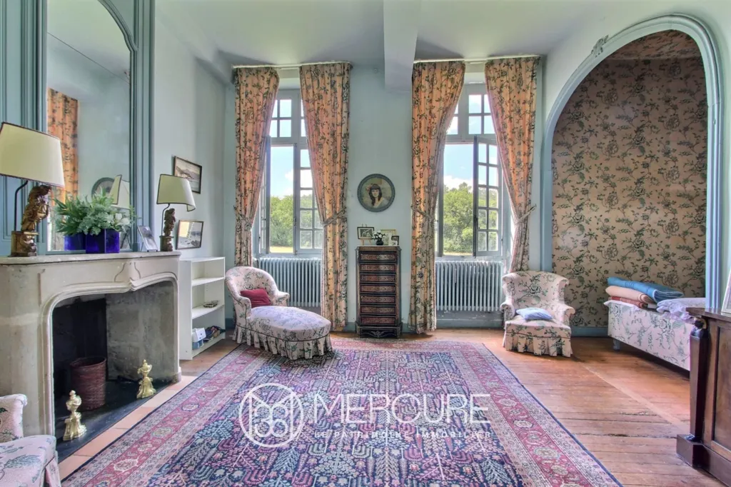 Soggiorno - Historic Chartreuse with Courtyard in South Gironde