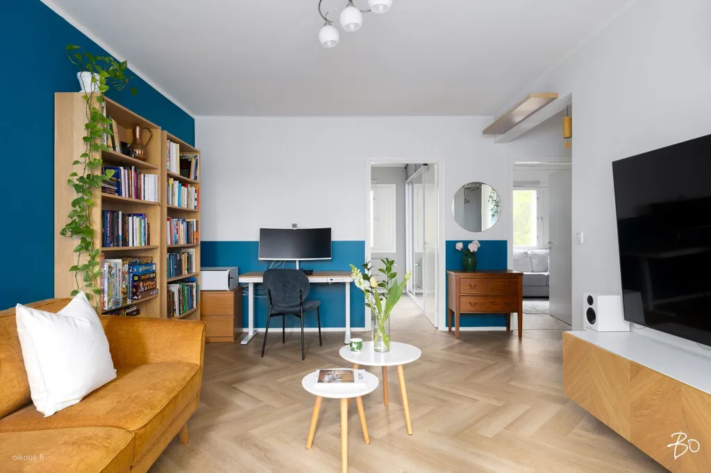 Séjour - Apartment with Garden in Tapiola, Espoo
