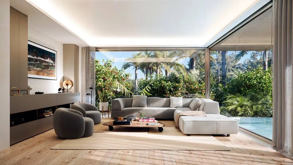Soggiorno - Luxury Villa with Mountain Views in Marbella