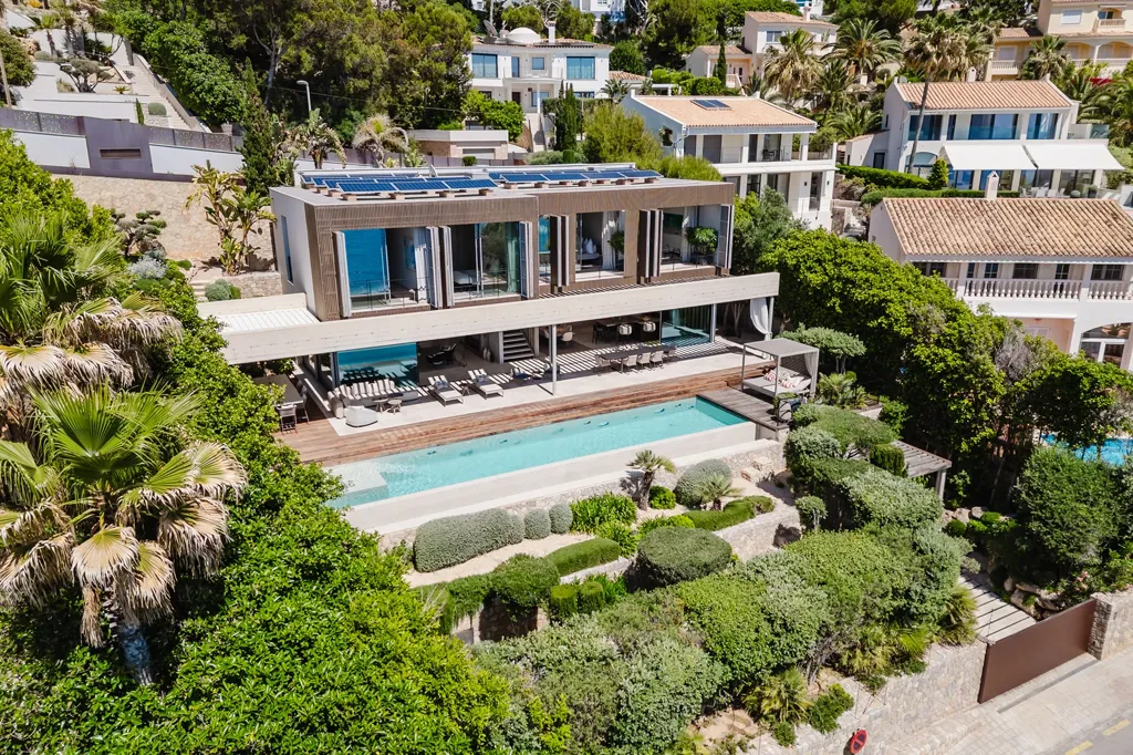 Õhuvaade - Villa with Sea View and Infinity Pool in Cala Llamp