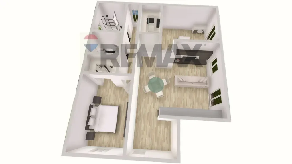 Floor Plan - Newly Built Apartment with Garden in Terranuova Bracciolini