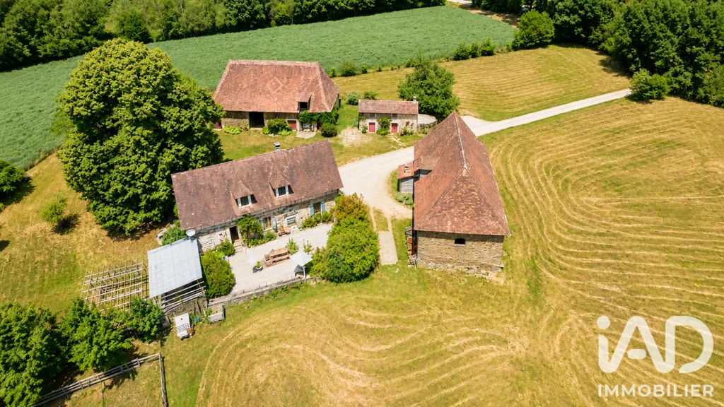 Vista aerea - Historic Domain with Garden in Périgord Vert