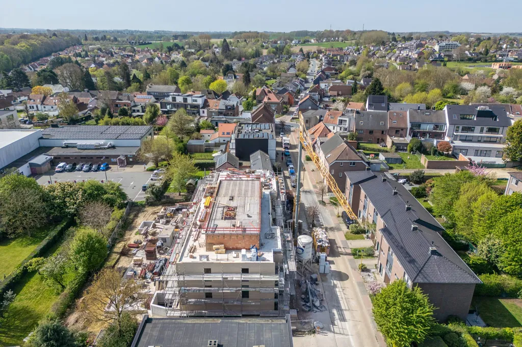Vista aerea - Eco-Friendly Apartments with Terraces in Meise