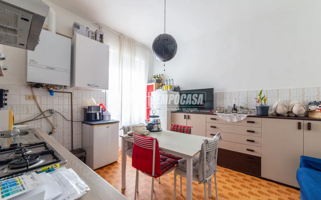 Köök - Two-Bedroom Flat with Balcony in Milan