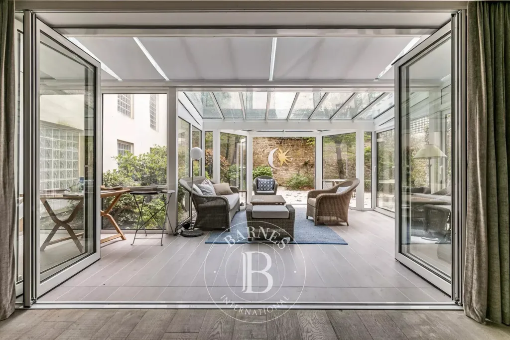 Terrasse - Appartement Luxe avec Veranda à Paris