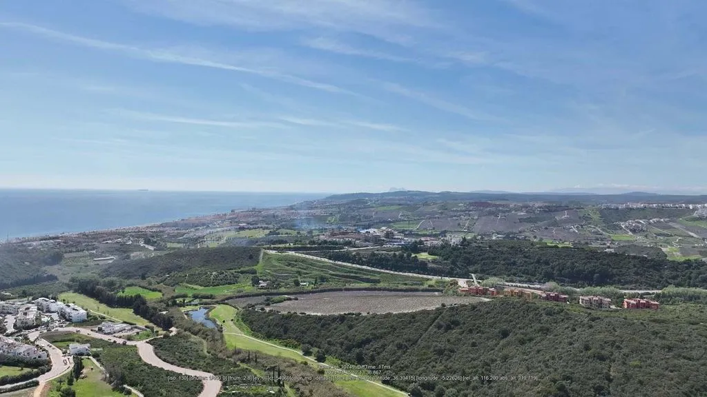 Aerial - Luxury Flat with Pool in Casares, Andalusia