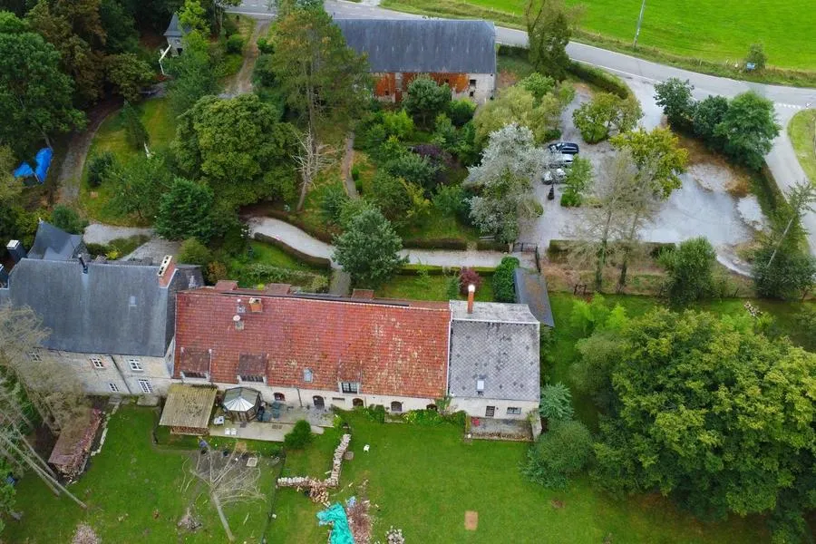 Õhuvaade - Historic Manor with Park in Géronsart
