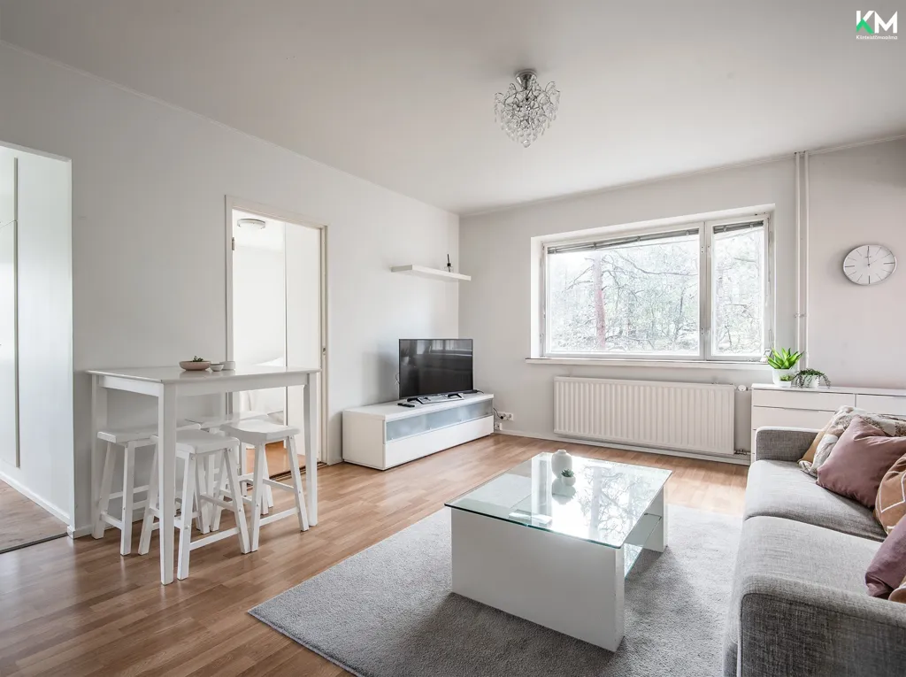 Elutuba - 3rd Floor Apartment with Balcony in Vasaramäki