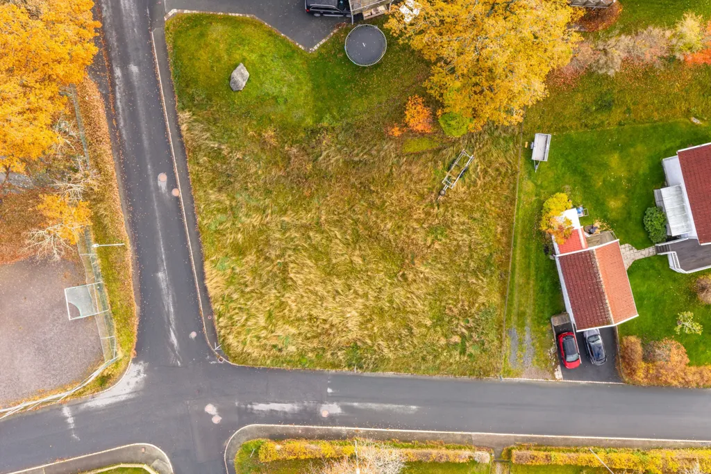 Õhuvaade - Buildable Plot with Waterfront View in Huskvarna