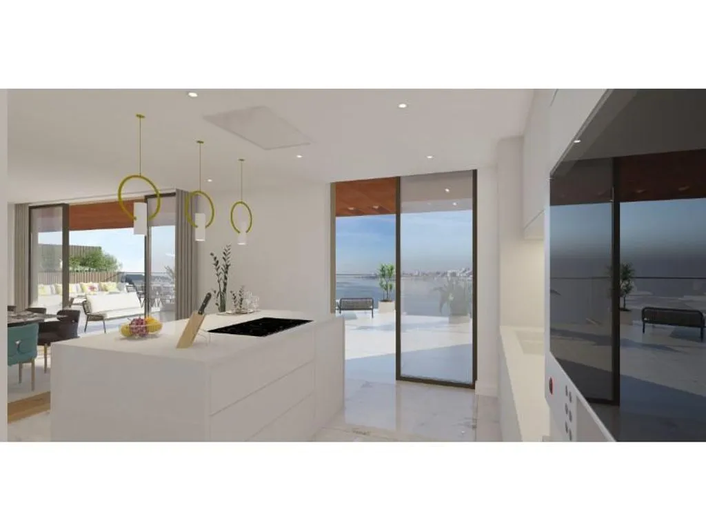 Köök - Luxury Apartment with River View in Vila Nova de Gaia