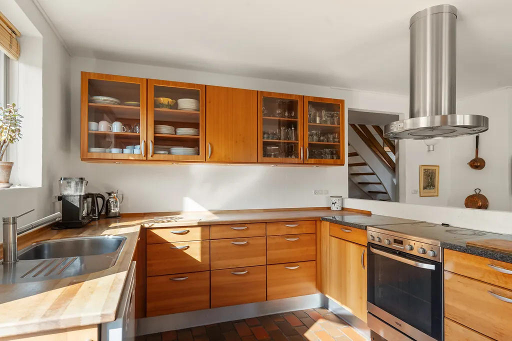 Cucina - Villa with Sea View and Large Terrace in Ålsgårde
